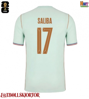 Frankrike William Saliba #17 Bortatröja VM 2026 Kortärmad